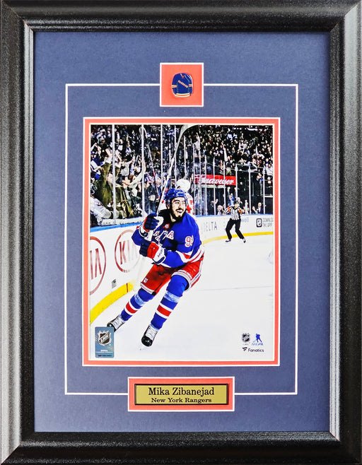 Mika Zibanejad New York Rangers 8x10 Hockey Memorabilia Collector Frame