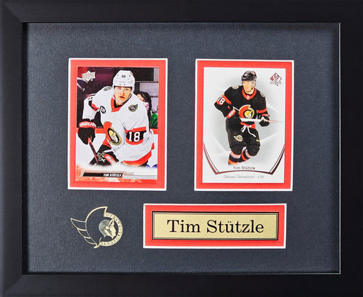 Tim Stutzle Ottawa Senators 2 Card Hockey Collector Frame