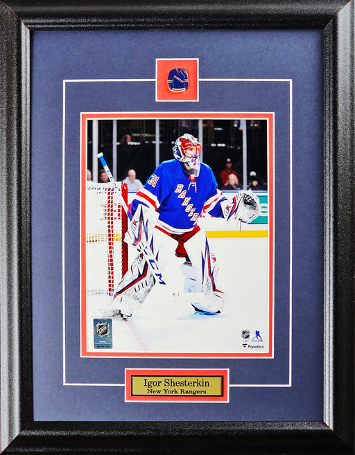 Igor Shesterkin New York Rangers 8x10 Hockey Memorabilia Collector Frame