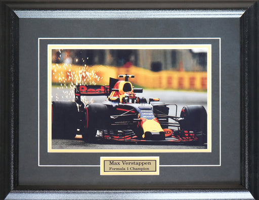 Max Verstappen Team Redbull Formula 1 F1 8x12 Motorsport Collector Frame