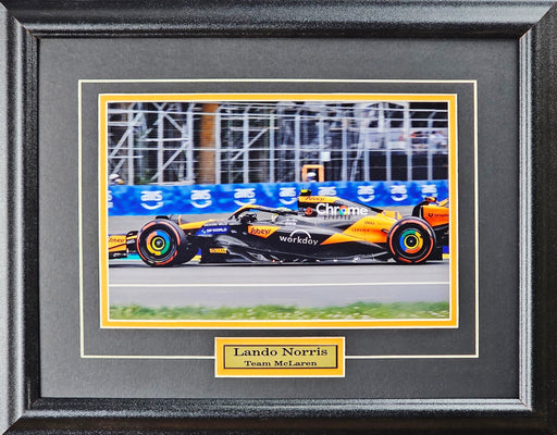 Lando Norris Team McLaren Formula 1 Motorsport Memorabilia Collector 8x12 Frame