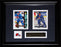 Peter Forsberg Quebec Nordiques 2 Card Hockey Memorabilia Collector Frame