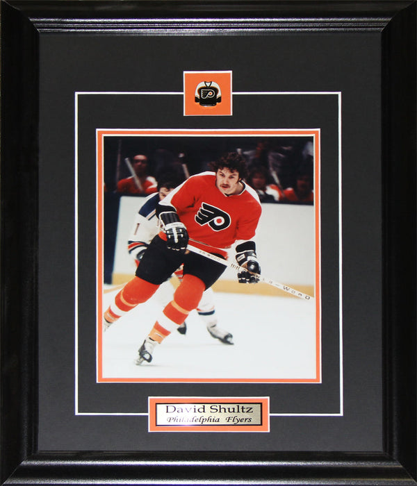 David Shultz Philadelphia Flyers 8x10 Hockey Memorabilia Collector Frame